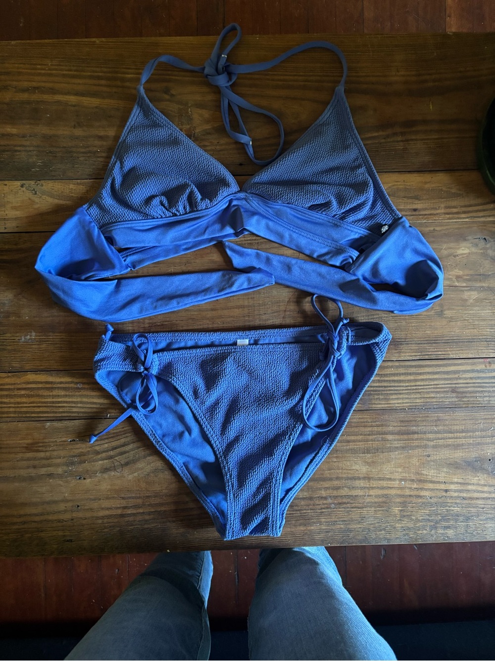 La Vie En Rose aqua blue swimwear